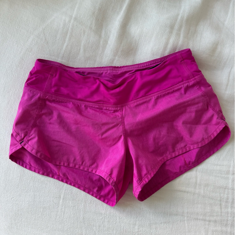 Lululemon Speed Shorts, sz 4